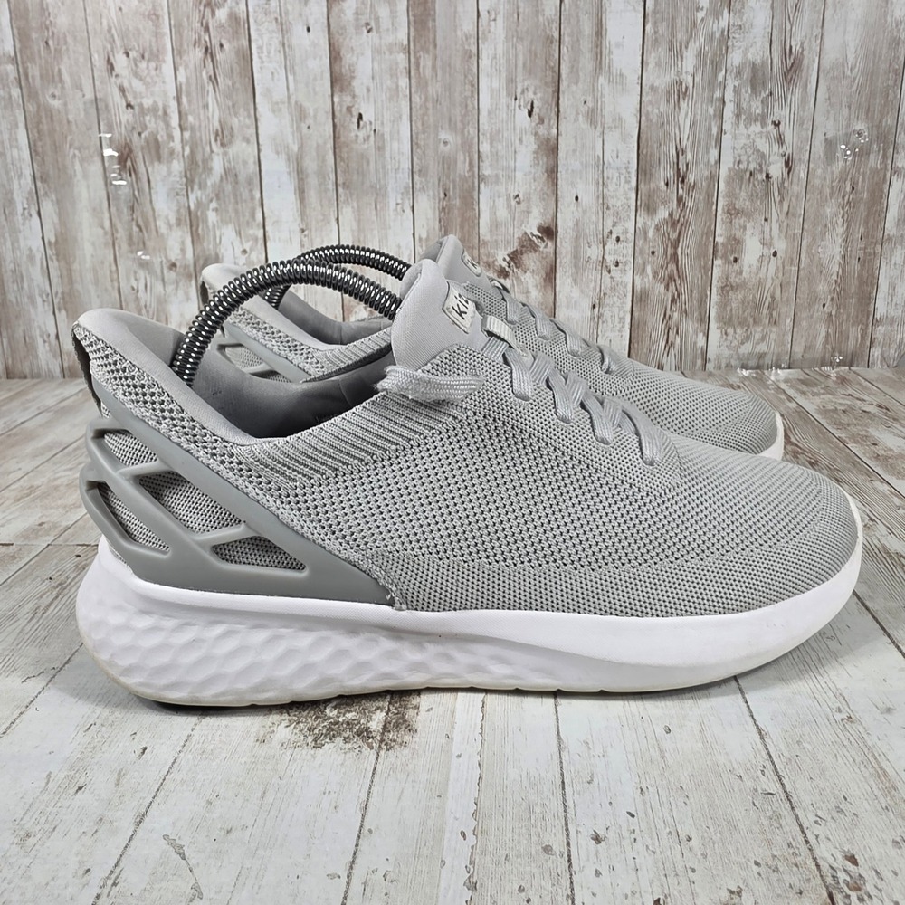 Kizik Athens Gray‎ Hands-Free Slip On Sneakers Womens 9.5 Wide 2E DATHLG01-2E